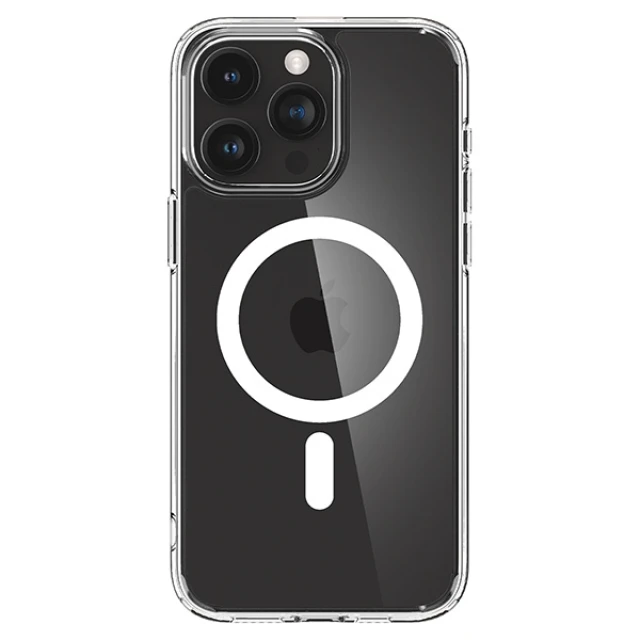 Чохол Spigen Ultra Hybrid для iPhone 15 Pro White with MagSafe (ACS06715)