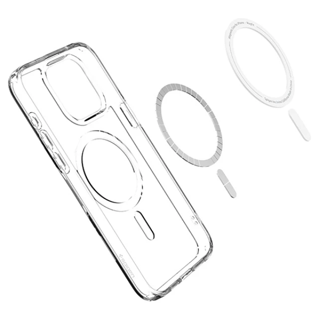 Чохол Spigen Ultra Hybrid для iPhone 15 Pro White with MagSafe (ACS06715)