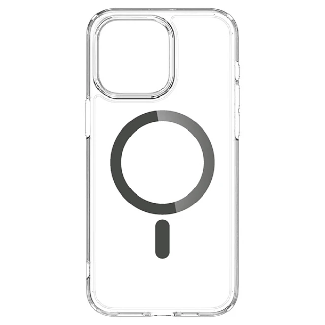 Чохол Spigen Ultra Hybrid для iPhone 15 Pro Graphite with MagSafe (ACS06716)