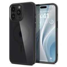 Чехол Spigen Ultra Hybrid для iPhone 15 Pro Frost Black with MagSafe (ACS06720)