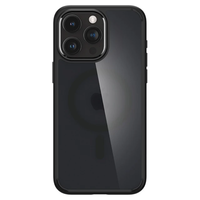 Чохол Spigen Ultra Hybrid для iPhone 15 Pro Frost Black with MagSafe (ACS06720)