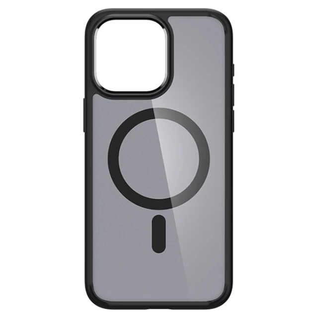 Чохол Spigen Ultra Hybrid для iPhone 15 Pro Frost Black with MagSafe (ACS06720)