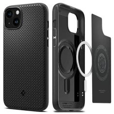 Чохол Spigen Mag Armor для iPhone 15 Matte Black with MagSafe (ACS06815)