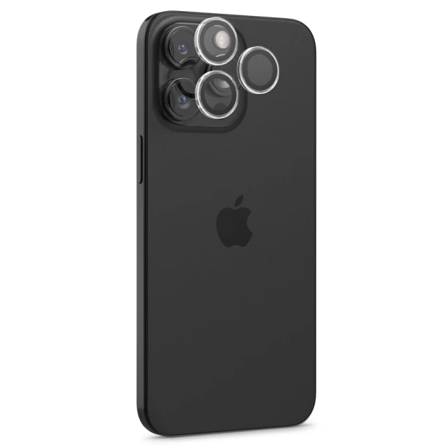 Захисне скло для камери Spigen Glas.tR EZ Fit Optik Pro для iPhone 15 Pro / 15 Pro Max / 16 Pro / 16 Pro Max Crystal Clear (2 pack) (Spigen Glass tR E