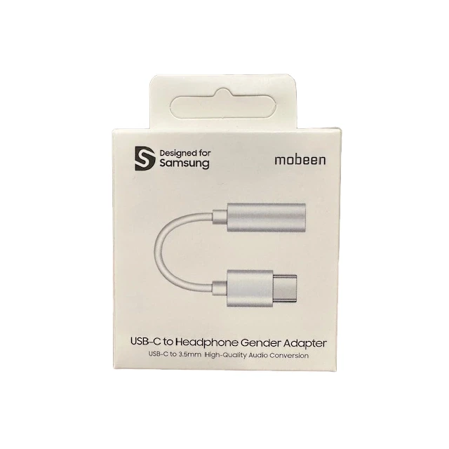 Адаптер Samsung DAC USB-C до mini jack 3.5mm White (8809968821120)