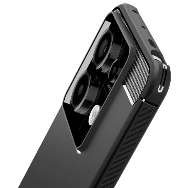Чехол Spigen Rugged Armor для Xiaomi Redmi Note 13 Pro 5G | Poco X6 5G Matte Black (ACS07254)