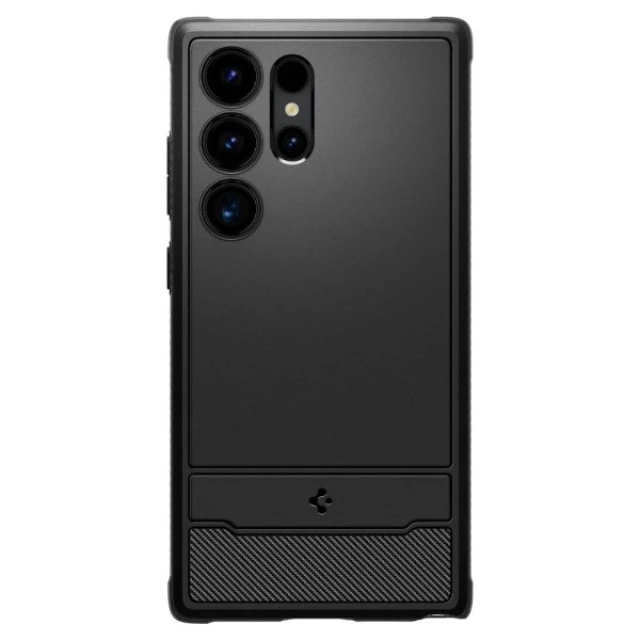 Чохол Spigen Rugged Armor для Samsung Galaxy S24 Ultra (S928) Matte Black (ACS07286)