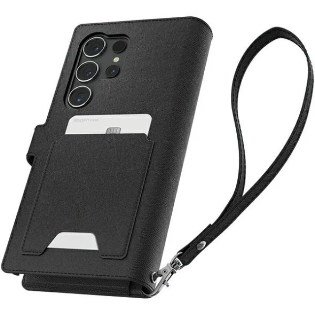 Чохол Spigen Wallet S Plus для Samsung Galaxy S24 Ultra (S928) Black (ACS07308)