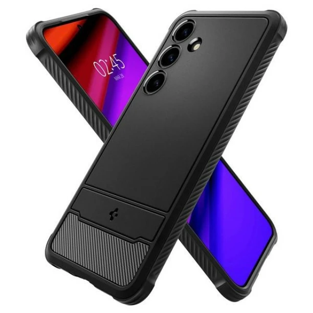Чохол Spigen Rugged Armor для Samsung Galaxy S24 Plus (S926) Matte Black (ACS07326)