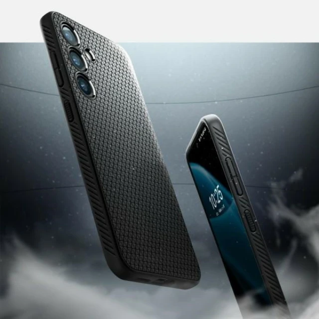 Чехол Spigen Liquid Air для Samsung Galaxy S24 (S921) Matte Black (ACS07347)