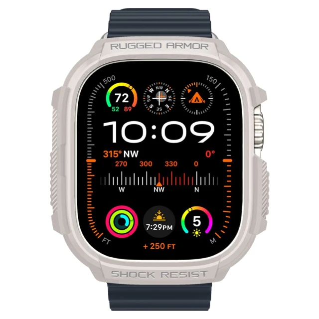 Чохол Spigen Rugged Armor для Apple Watch Ultra 49 mm Dune Beige (ACS07381)