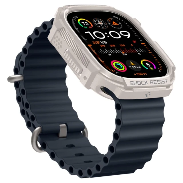 Чохол Spigen Rugged Armor для Apple Watch Ultra 49 mm Dune Beige (ACS07381)
