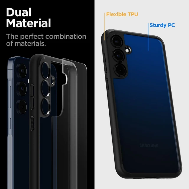 Чохол Spigen Ultra Hybrid для Samsung Galaxy A55 5G (A556) Matte Black (ACS07529)