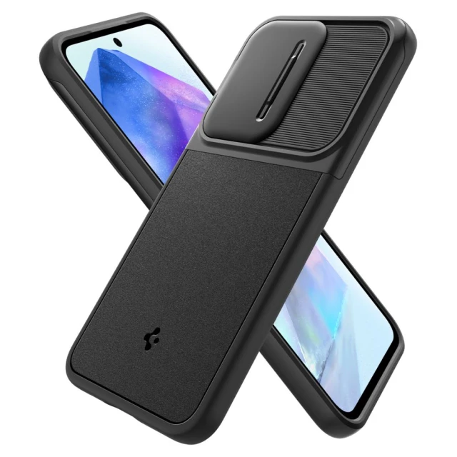 Чохол Spigen Optik Armor для Samsung Galaxy A55 5G (A556) Black (ACS07535)