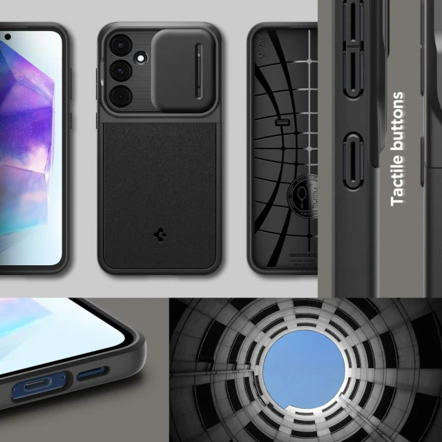 Чохол Spigen Optik Armor для Samsung Galaxy A55 5G (A556) Black (ACS07535)