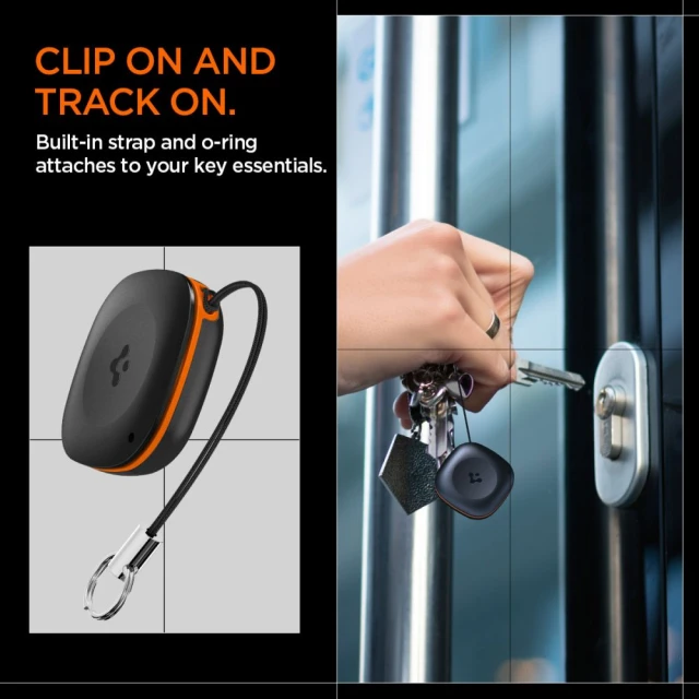 Смарт-брелок Spigen TagMe Black (AHP07580)