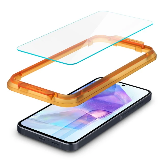 Захисне скло Spigen Glas.TR AlignMaster для Samsung Galaxy A55 5G (A556) (2 pack) Clear (AGL07775)