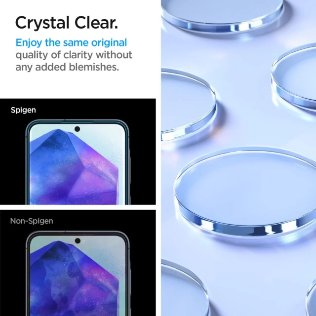 Захисне скло Spigen Glas.TR AlignMaster для Samsung Galaxy A55 5G (A556) (2 pack) Clear (AGL07775)