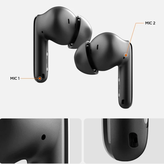 Навушники Spigen SA2400 ANC Black (ASD07886)