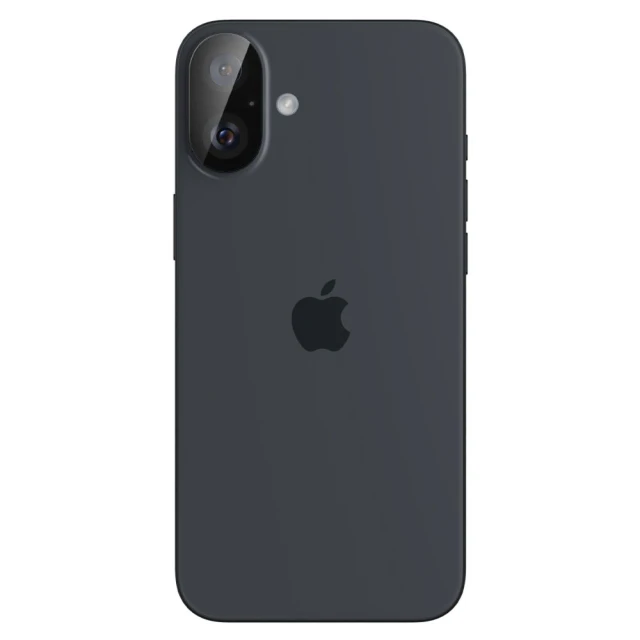 Защитное стекло Spigen для камеры iPhone 16 | 16 Plus Optik Glas. TR (2 pack) Black (AGL07922)