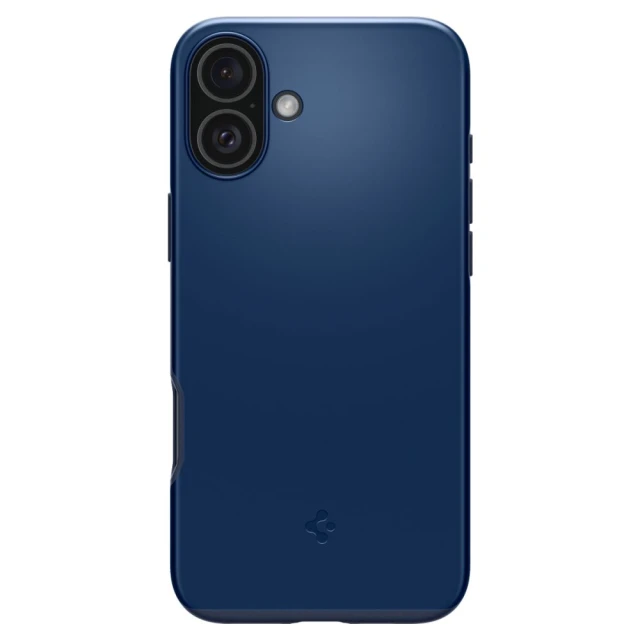 Чехол Spigen Thin Fit для iPhone 16 Navy Blue with MagSafe (ACS08187)