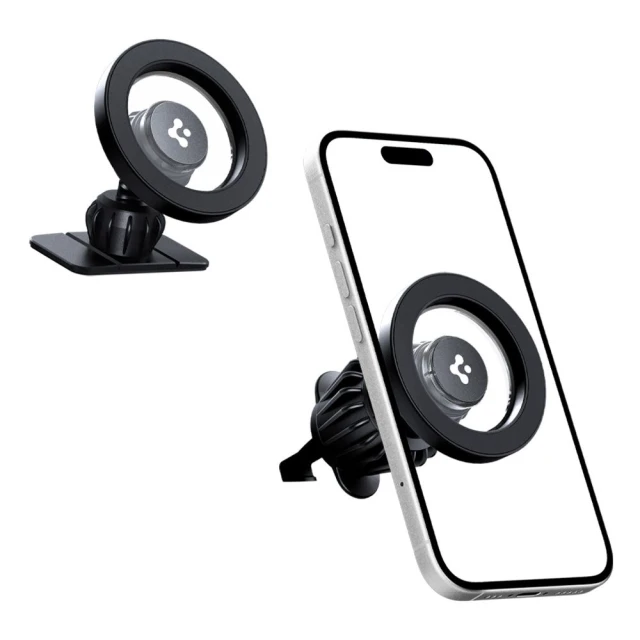 Автотримач Spigen MFT13 Magnetic Black with MagSafe (ACP08315)