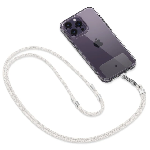 Набір ремінців Spigen Universal Strap Set Crossbody & Wrist Pearl White (AFA08365)