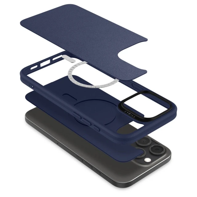 Чохол Spigen Cyrill Kajuk для iPhone 16 Pro Max Navy with MagSafe (ACS08399)