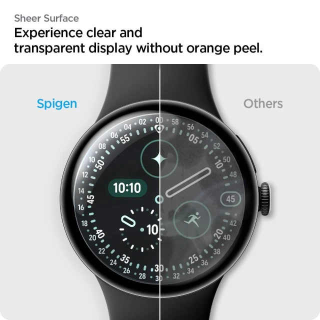 Захисна плівка Spigen Elite Shield EZ FIT для Google Pixel Watch 3/4/5 41mm Clear (2 pack) (AFL08524)