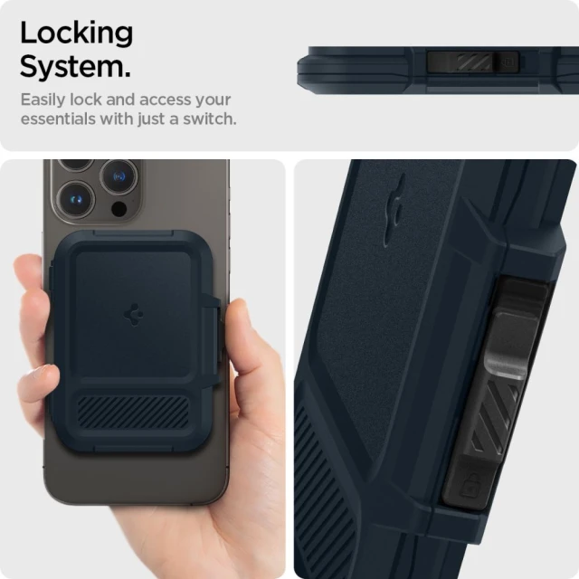 Магнітний гаманець Spigen Lock Fit Metal Slate with MagSafe (AFA08526)