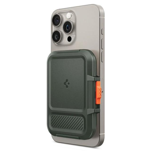 Магнітний гаманець Spigen Lock Fit Military Green with MagSafe (AFA08528)