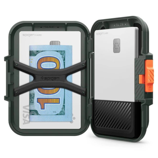 Магнітний гаманець Spigen Lock Fit Military Green with MagSafe (AFA08528)