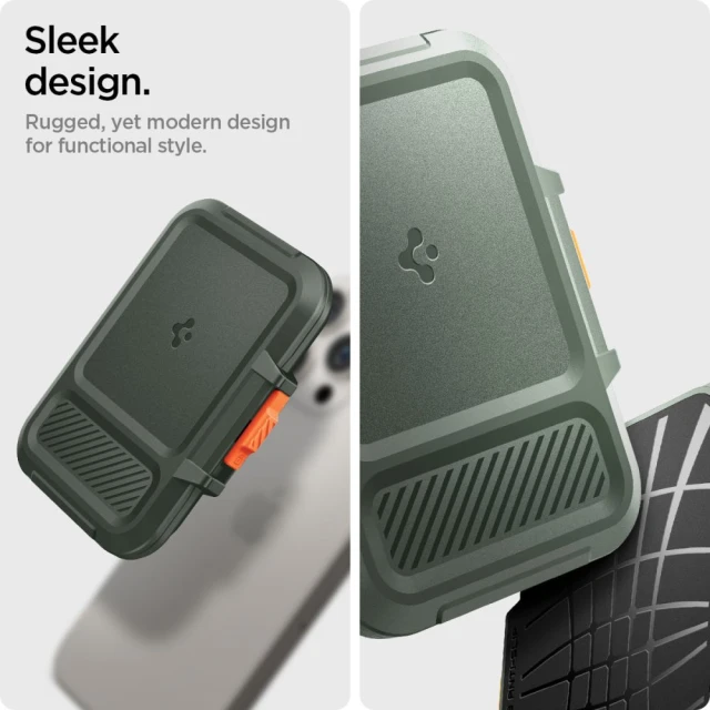 Магнітний гаманець Spigen Lock Fit Military Green with MagSafe (AFA08528)
