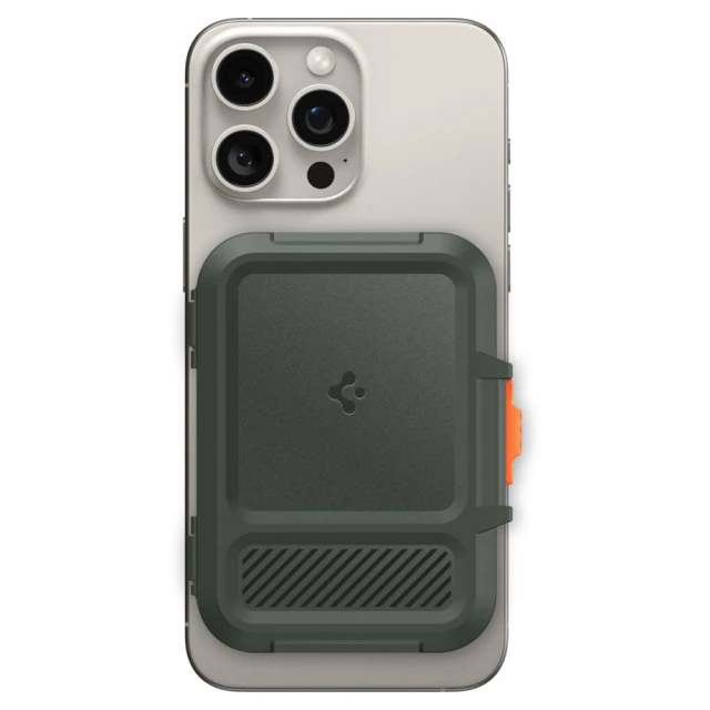Магнітний гаманець Spigen Lock Fit Military Green with MagSafe (AFA08528)