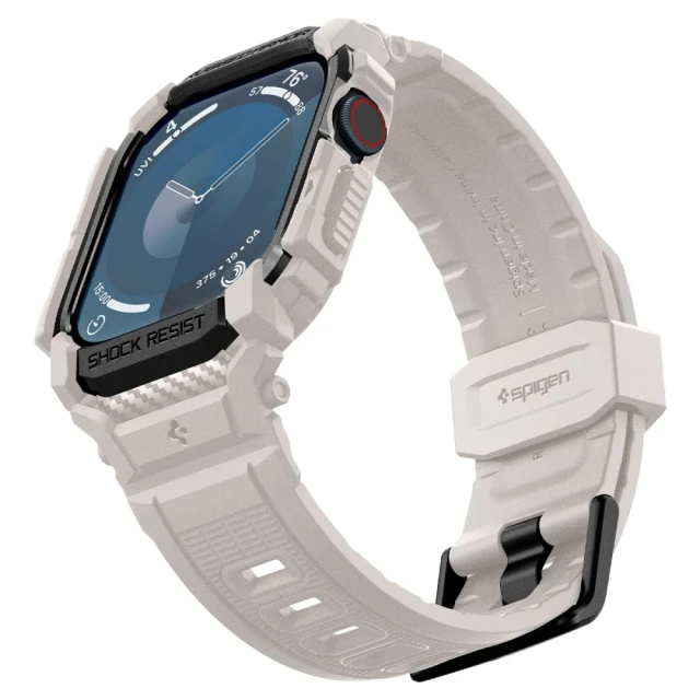 Чохол-ремінець Spigen Rugged Armor Pro для Apple Watch 10 46 mm Dune Beige (ACS08607)