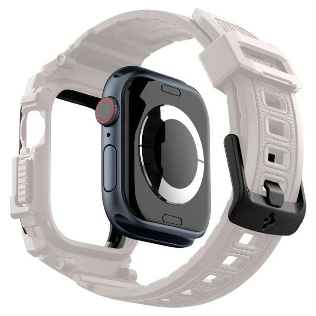 Чохол-ремінець Spigen Rugged Armor Pro для Apple Watch 10 46 mm Dune Beige (ACS08607)