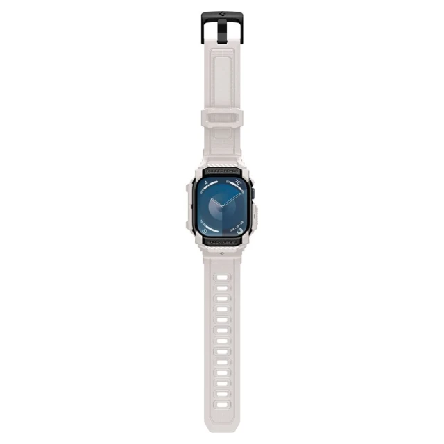 Чохол-ремінець Spigen Rugged Armor Pro для Apple Watch 10 46 mm Dune Beige (ACS08607)