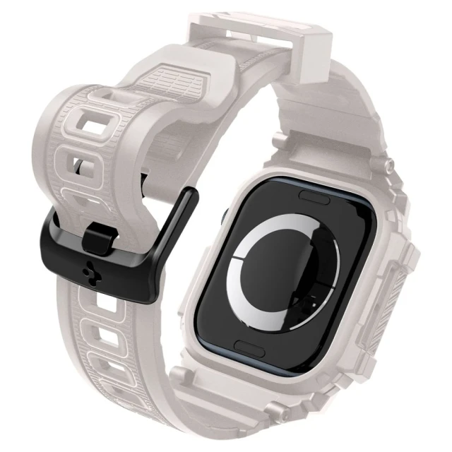 Чохол-ремінець Spigen Rugged Armor Pro для Apple Watch 10 46 mm Dune Beige (ACS08607)