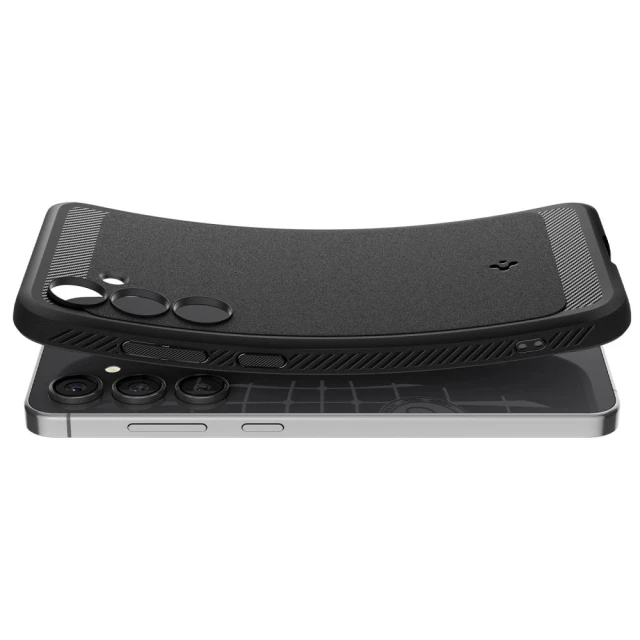 Чохол Spigen Rugged Armor для Samsung Galaxy S24 FE (S721) Matte Black (ACS08578)