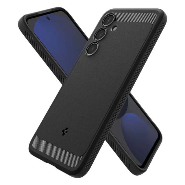 Чохол Spigen Rugged Armor для Samsung Galaxy S24 FE (S721) Matte Black (ACS08578)