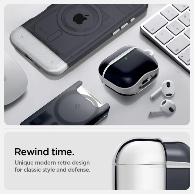 Чохол для навушників Tech-Protect Classic C1 для Apple AirPods 4 Graphite (ACS08645)
