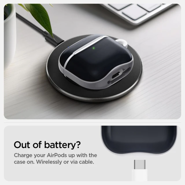 Чохол для навушників Tech-Protect Classic C1 для Apple AirPods 4 Graphite (ACS08645)