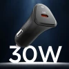 Автомобільний зарядний пристрій Spigen EV301 USB-C 30W Black (ACP08699)