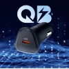 Автомобільний зарядний пристрій Spigen EV301 USB-C 30W Black (ACP08699)