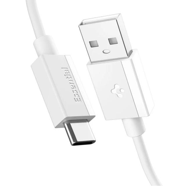 Кабель Spigen Essential USB-C to USB-C 60W 1m White (ACA08715)