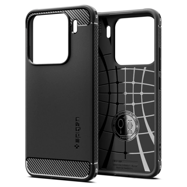 Чохол Spigen Rugged Armor для Xiaomi 15 Matte Black (ACS08859)