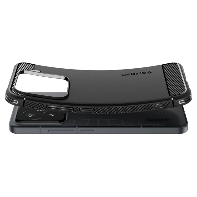 Чохол Spigen Rugged Armor для Xiaomi 15 Matte Black (ACS08859)