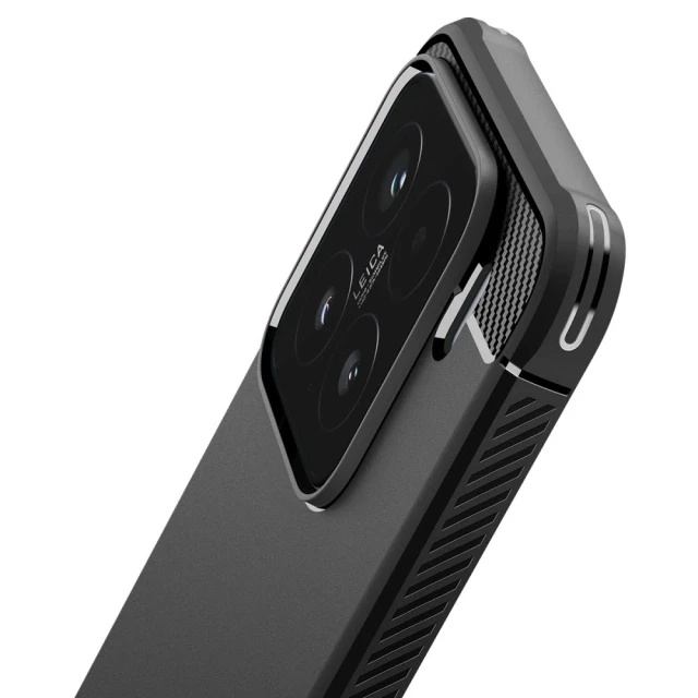 Чохол Spigen Rugged Armor для Xiaomi 15 Matte Black (ACS08859)