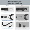 Автотримач Spigen PS100 Universal Car Seat Belt Holder for Pets Black (ACP08926)