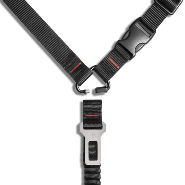 Автотримач Spigen PS100 Universal Car Seat Belt Holder for Pets Black (ACP08926)